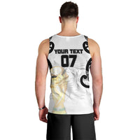New Zealand WC2026 Custom White Men Tank Top Silver Fern