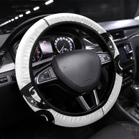 New Zealand WC2026 White Steering Wheel Cover Silver Fern