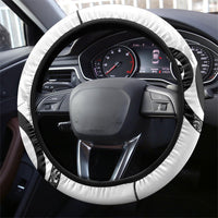 New Zealand WC2026 White Steering Wheel Cover Silver Fern