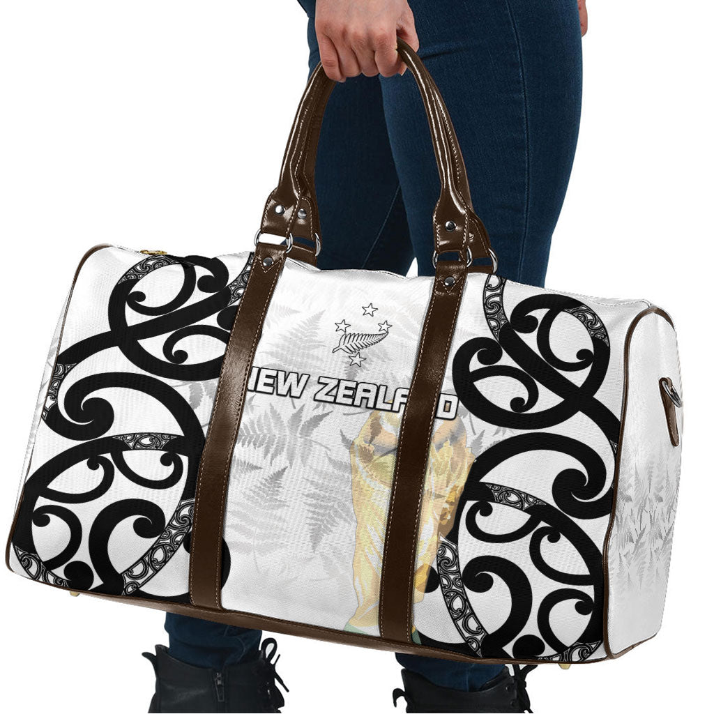 New Zealand WC2026 White Travel Bag Silver Fern