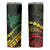 Polynesian Pride Skinny Tumbler Turtle Hibiscus Luxury Style - Reggae Ver2