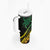 Polynesian Pride Tumbler With Handle Turtle Hibiscus Luxury Style - Reggae Ver2