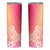 Polynesia Skinny Tumbler Plumeria Pink Gradient Curves