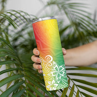 Polynesia Skinny Tumbler Plumeria Reggae Curves