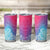 Polynesia Tumbler Cup Plumeria Galaxy Gradient Curves