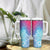 Polynesia Tumbler With Handle Plumeria Galaxy Gradient Curves