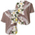 Aloha Hawaii Festive Baseball Jersey Frangipani Lace Classic - Beige