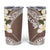 Aloha Hawaii Festive Tumbler Cup Frangipani Lace Classic - Beige