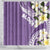 Aloha Hawaii Festive Shower Curtain Frangipani Lace Classic - Lavender