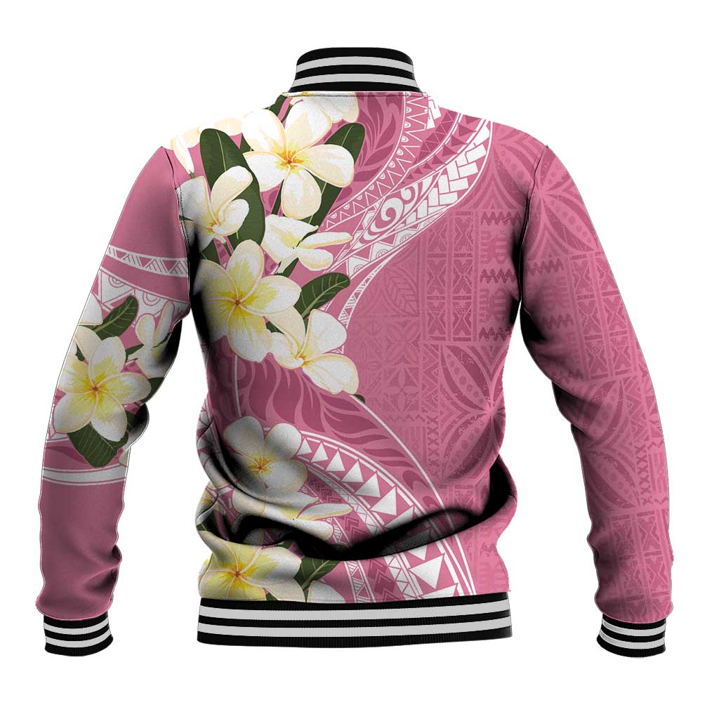 Aloha Hawaii Festive Baseball Jacket Frangipani Lace Classic - Rosy