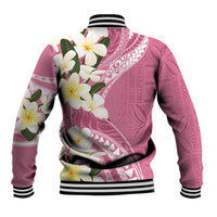 Aloha Hawaii Festive Baseball Jacket Frangipani Lace Classic - Rosy