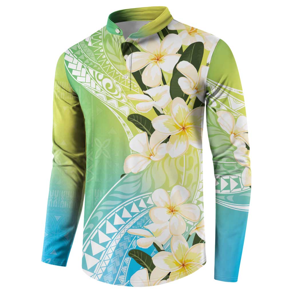 Aloha Hawaii Festive Button Sweatshirt Frangipani Lace Classic - Summer Vibes