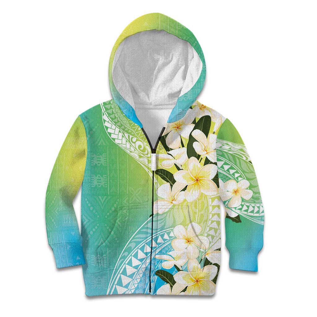 Aloha Hawaii Festive Kid Hoodie Frangipani Lace Classic - Summer Vibes