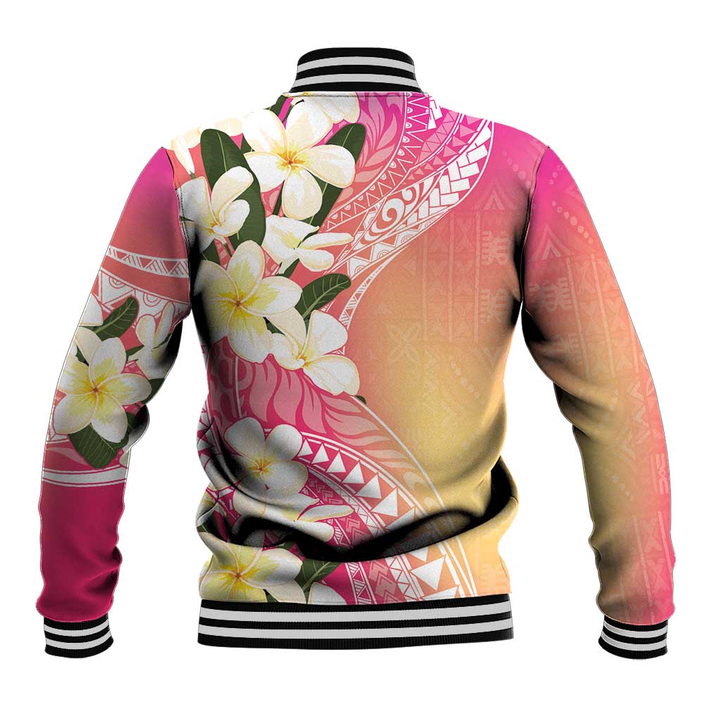 Aloha Hawaii Festive Baseball Jacket Frangipani Lace Classic - Spring Vibes