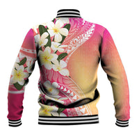Aloha Hawaii Festive Baseball Jacket Frangipani Lace Classic - Spring Vibes