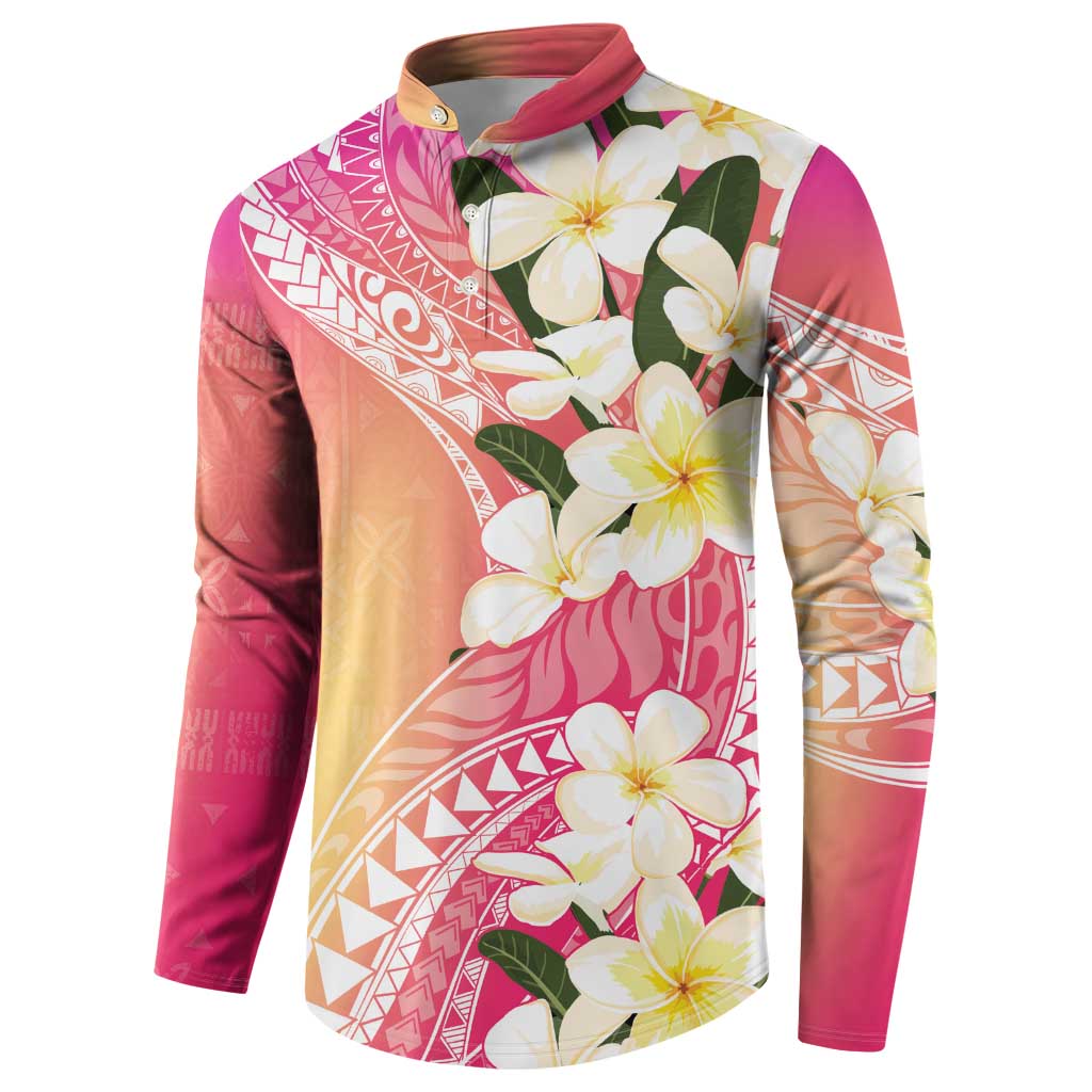 Aloha Hawaii Festive Button Sweatshirt Frangipani Lace Classic - Spring Vibes