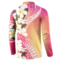 Aloha Hawaii Festive Button Sweatshirt Frangipani Lace Classic - Spring Vibes