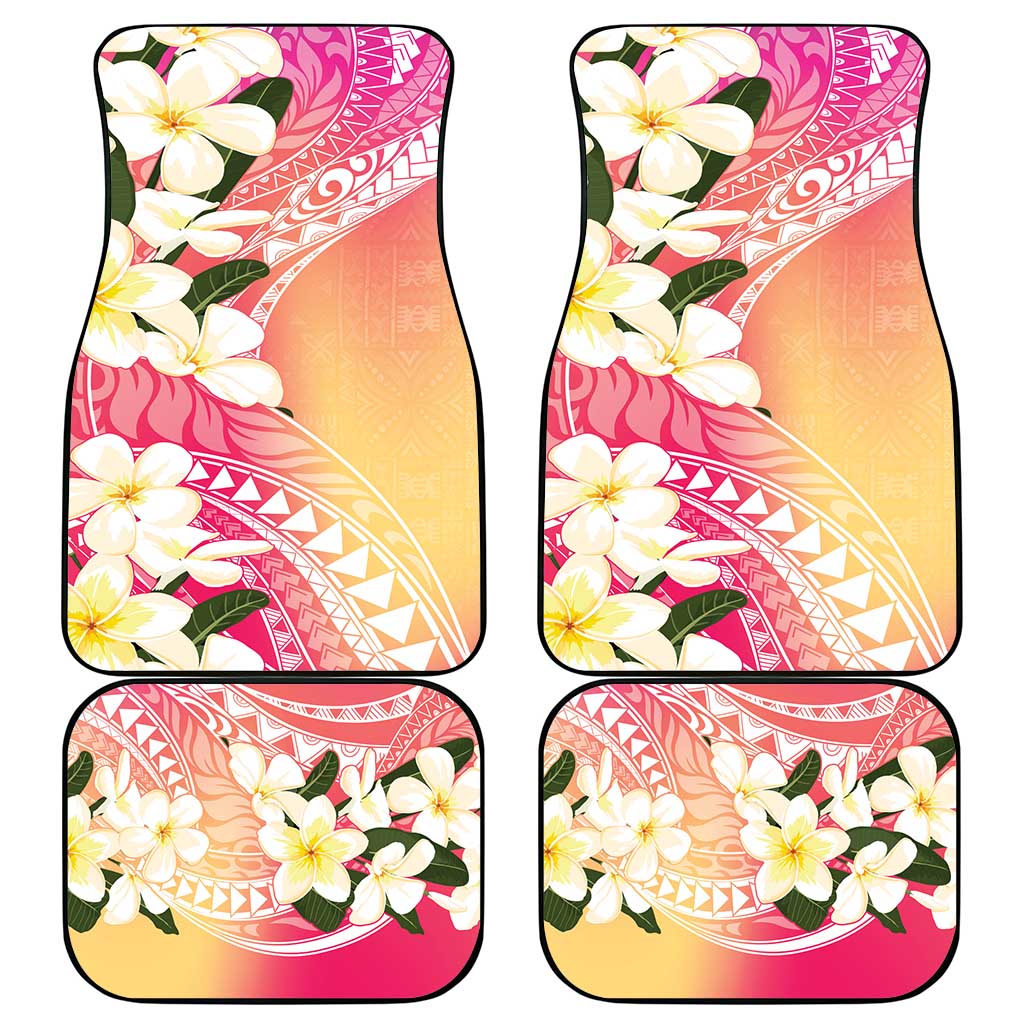 Aloha Hawaii Festive Car Mats Frangipani Lace Classic - Spring Vibes