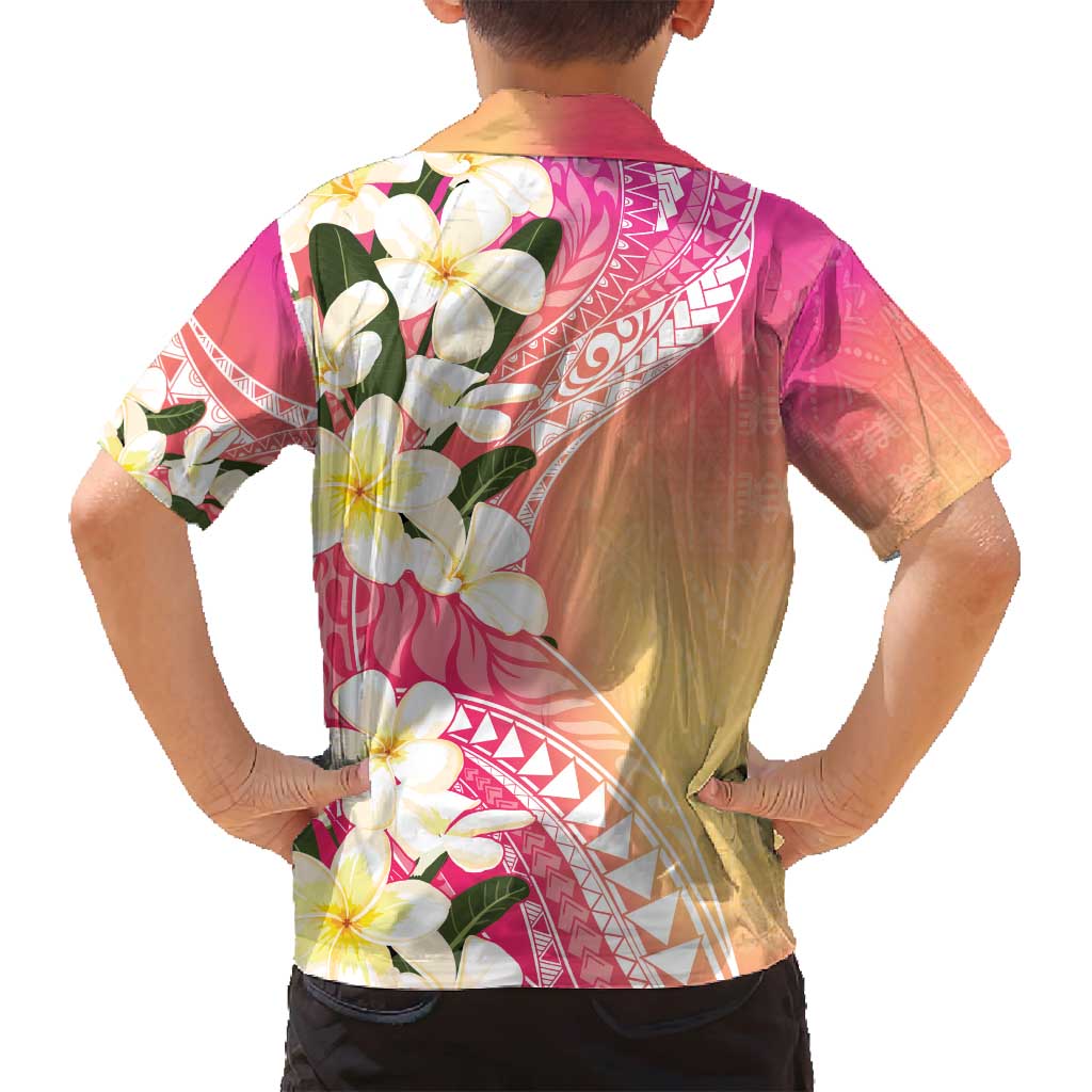 Aloha Hawaii Festive Family Matching Off Shoulder Maxi Dress and Hawaiian Shirt Frangipani Lace Classic - Spring Vibes