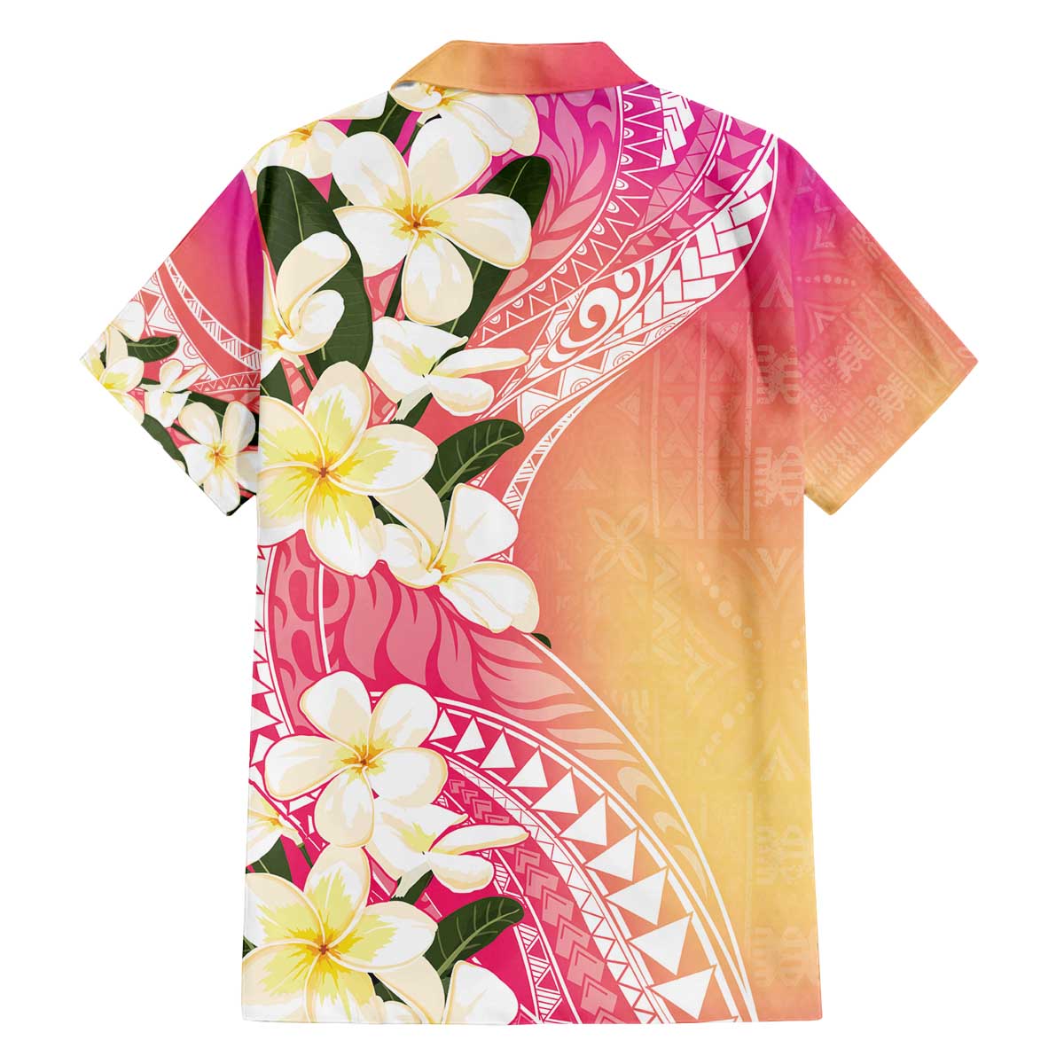 Aloha Hawaii Festive Family Matching Puletasi and Hawaiian Shirt Frangipani Lace Classic - Spring Vibes LT7 - Polynesian Pride