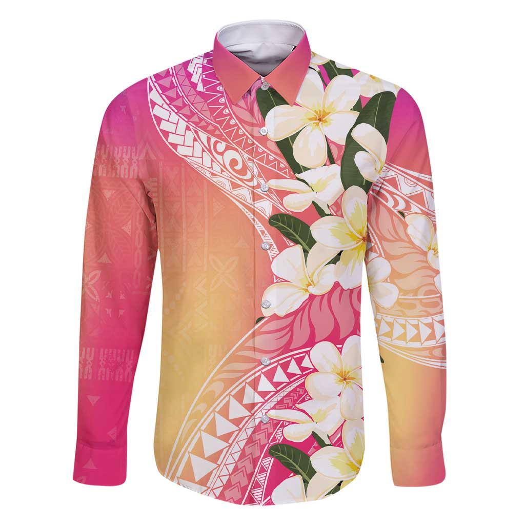 Aloha Hawaii Festive Family Matching Short Sleeve Bodycon Dress and Hawaiian Shirt Frangipani Lace Classic - Spring Vibes LT7 Dad's Shirt - Long Sleeve Colorful - Polynesian Pride