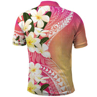 Aloha Hawaii Festive Polo Shirt Frangipani Lace Classic - Spring Vibes