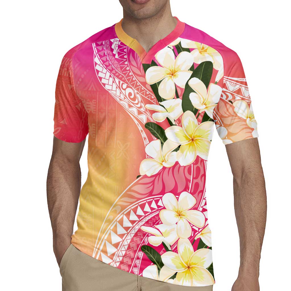 Aloha Hawaii Festive Rugby Jersey Frangipani Lace Classic - Spring Vibes