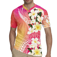 Aloha Hawaii Festive Rugby Jersey Frangipani Lace Classic - Spring Vibes
