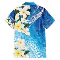 Aloha Hawaii Festive Family Matching Tank Maxi Dress and Hawaiian Shirt Frangipani Lace Classic - Oceanic