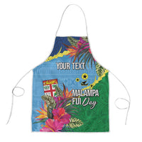 Personalized Malampa Fiji Day Together We Grow Apron Special Tapa Mix - Polynesian Pride