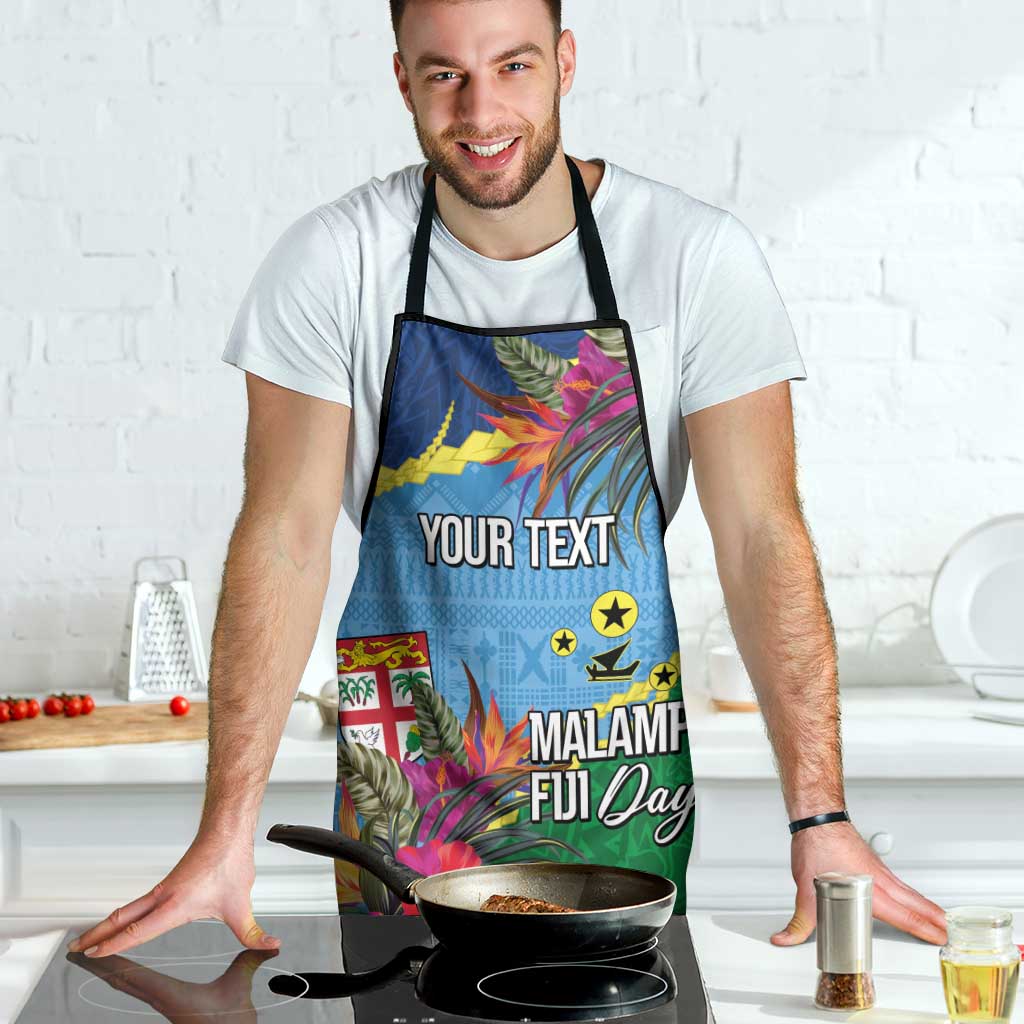 Personalized Malampa Fiji Day Together We Grow Apron Special Tapa Mix - Polynesian Pride