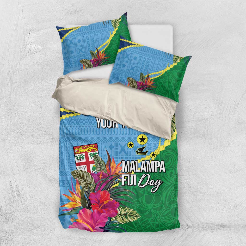 Personalized Malampa Fiji Day Together We Grow Bedding Set Special Tapa Mix - Polynesian Pride