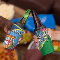 Personalized Malampa Fiji Day Together We Grow 4 in 1 Can Cooler Tumbler Special Tapa Mix - Polynesian Pride