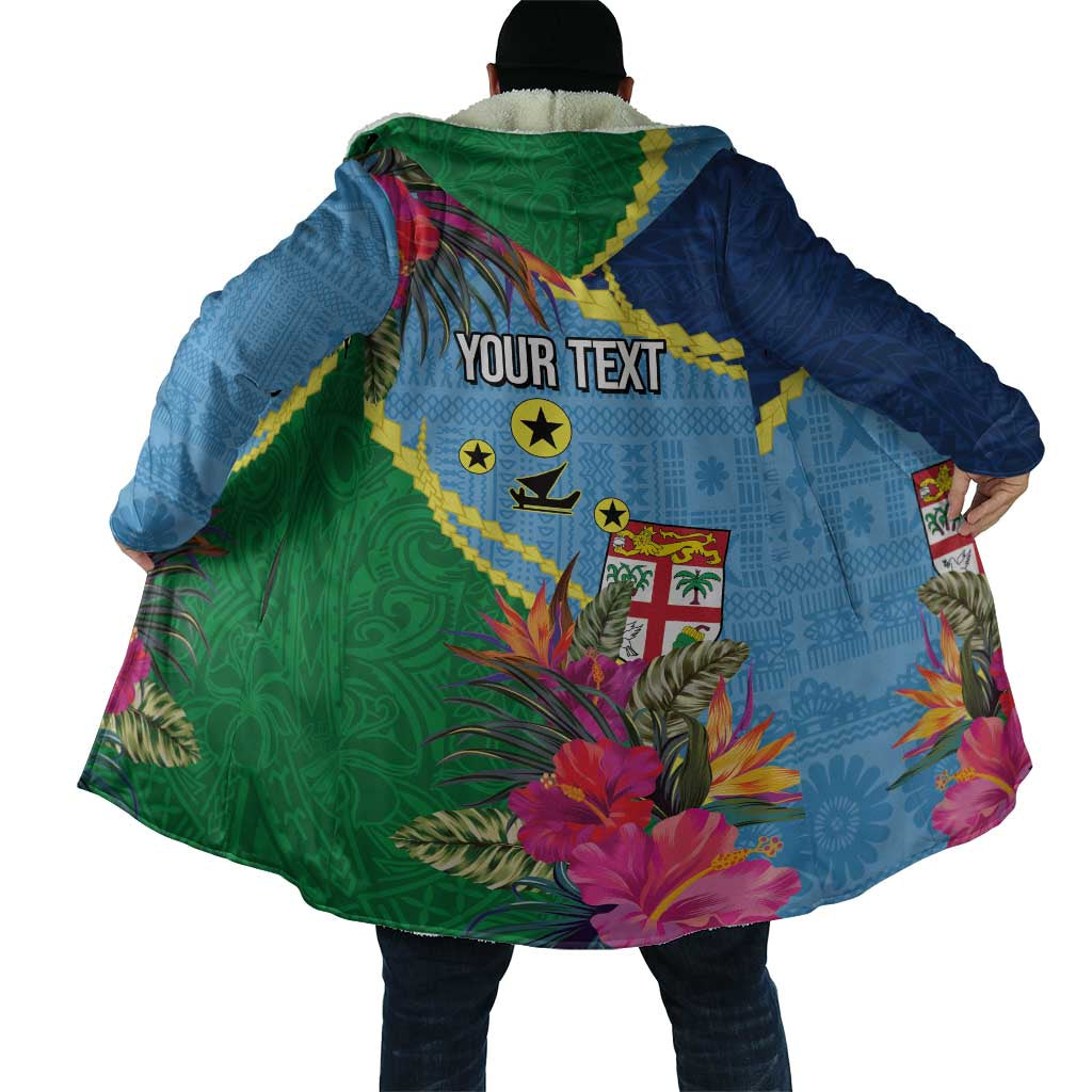 Personalized Malampa Fiji Day Together We Grow Cloak Special Tapa Mix - Polynesian Pride