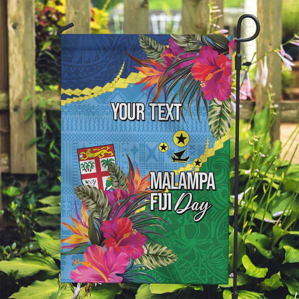 Personalized Malampa Fiji Day Together We Grow Garden Flag Special Tapa Mix LT7 Garden Flag Colorful - Polynesian Pride