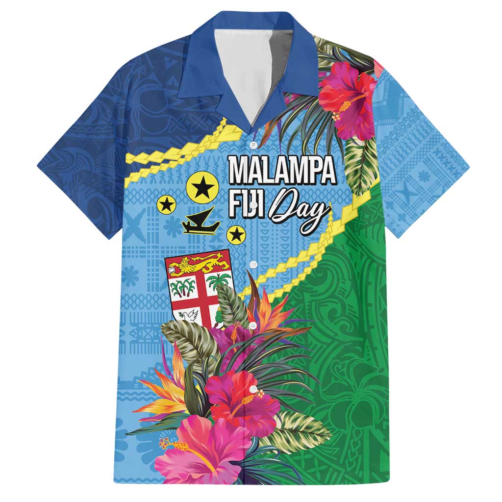 Personalized Malampa Fiji Day Together We Grow Hawaiian Shirt Special Tapa Mix - Polynesian Pride