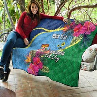 Personalized Malampa Fiji Day Together We Grow Quilt Special Tapa Mix - Polynesian Pride