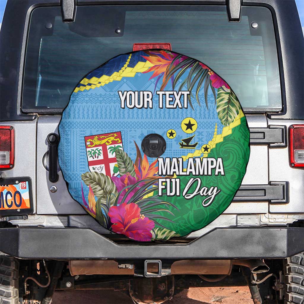 Personalized Malampa Fiji Day Together We Grow Spare Tire Cover Special Tapa Mix LT7 Colorful - Polynesian Pride