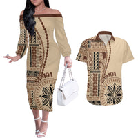 samoa-siapo-motif-couples-matching-off-the-shoulder-long-sleeve-dress-and-hawaiian-shirt-classic-style