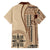 Samoa Siapo Motif Family Matching Puletasi Dress and Hawaiian Shirt Classic Style LT7 - Polynesian Pride