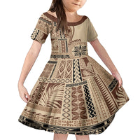 samoa-siapo-motif-kid-short-sleeve-dress-classic-style