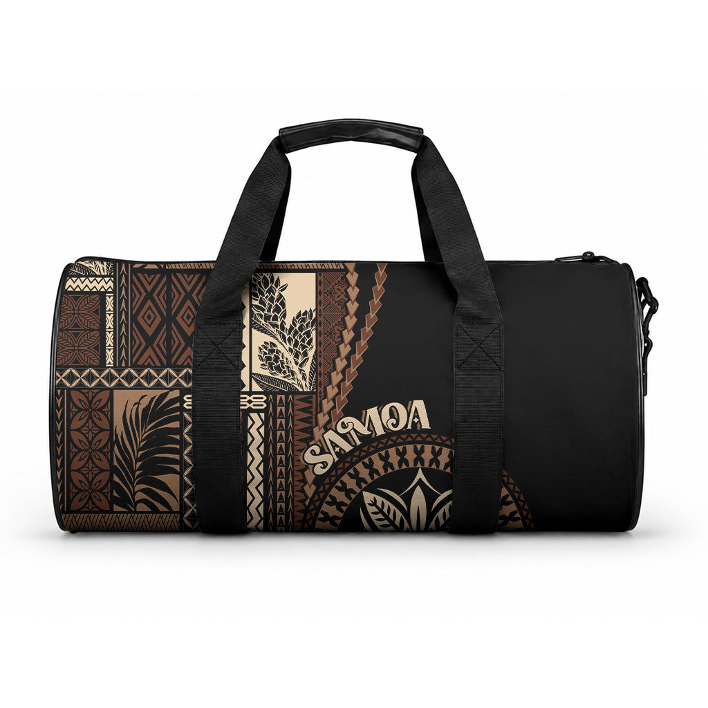 Samoa Siapo Motif Duffle Bag Classic Style - Black Ver