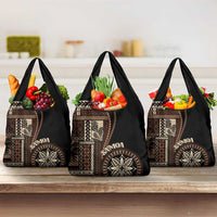 Samoa Siapo Motif Grocery Bag Classic Style - Black Ver