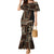 Samoa Siapo Motif Mermaid Dress Classic Style - Black Ver LT7 Women Black - Polynesian Pride