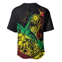 Personalised Reggae Jawaiian Festive Baseball Jersey Mix Polynesian LT7 - Polynesian Pride