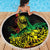 Personalised Reggae Jawaiian Festive Beach Blanket Mix Polynesian