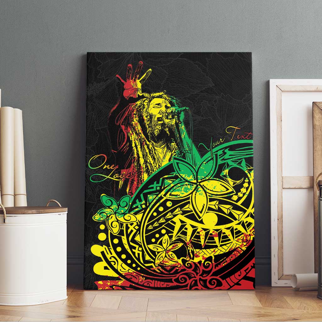 Personalised Reggae Jawaiian Festive Canvas Wall Art Mix Polynesian