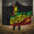 Personalised Reggae Jawaiian Festive Hooded Blanket Mix Polynesian