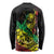 Personalised Reggae Jawaiian Festive Long Sleeve Shirt Mix Polynesian