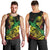 Personalised Reggae Jawaiian Festive Men Tank Top Mix Polynesian